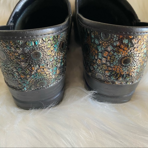 Dansko Professional Clog Metallic Sunburst Pattern - Picture 7 of 11